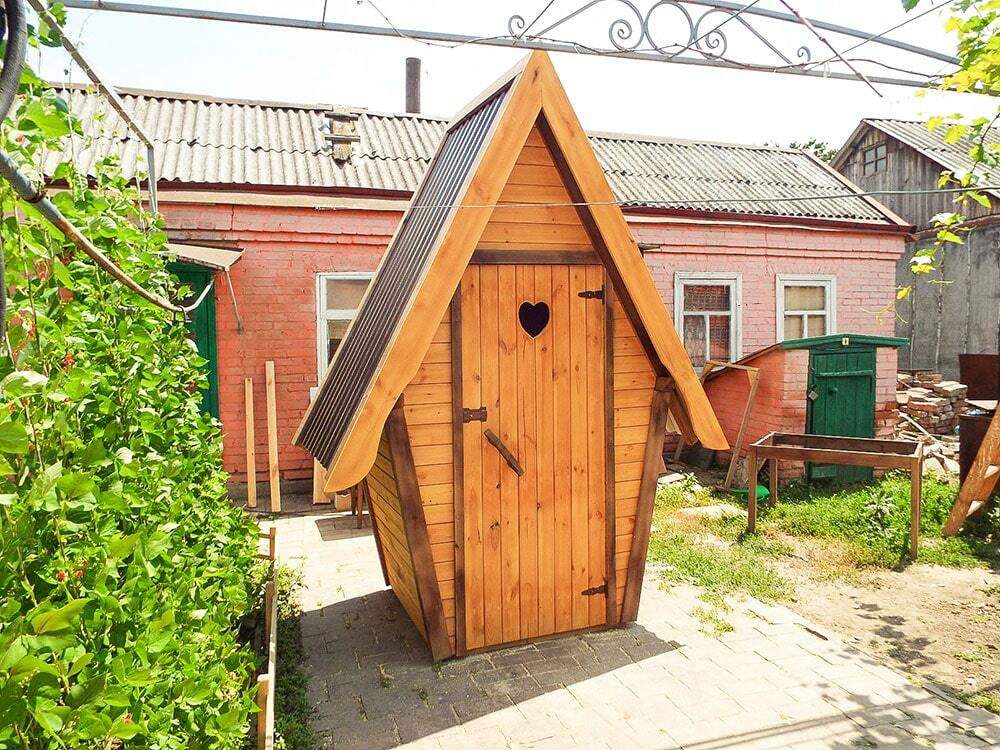 купить деревянный туалет в могилеве с установкой
