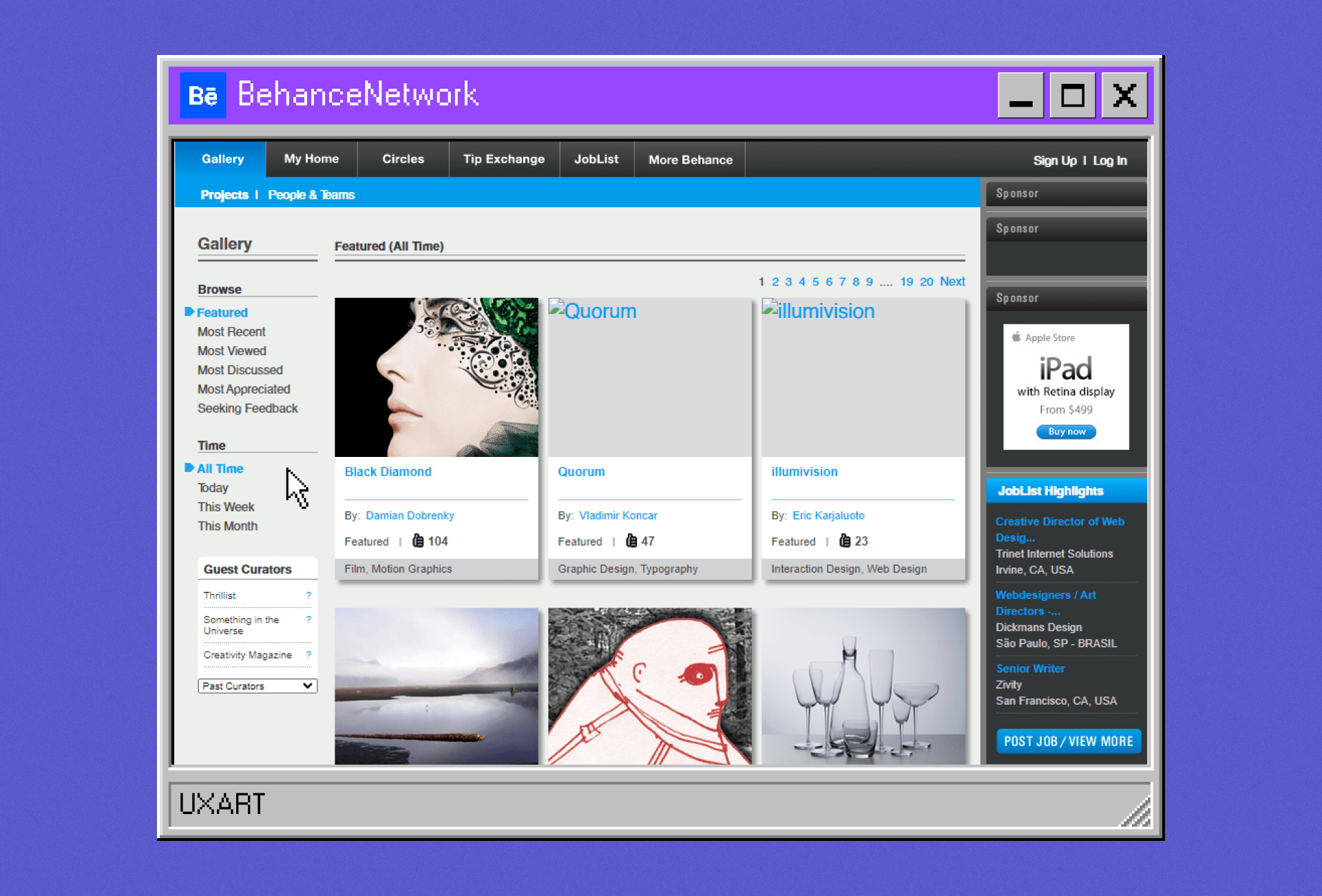 История Behance. От «блокнота», до самого популярного сайта среди дизайнеров | А давайте вспомним...
