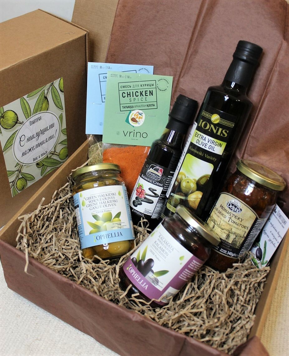 оливковое масло в подарок набор 