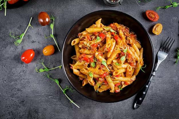 Фарфалле Grand Di Pasta в сливочном соусе с курицей и грибами