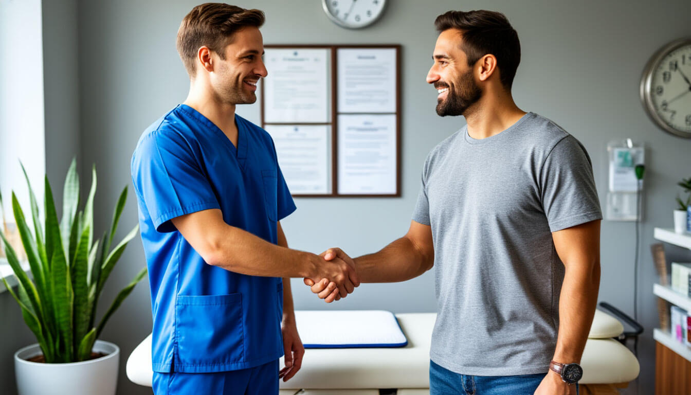 массажист и клиент