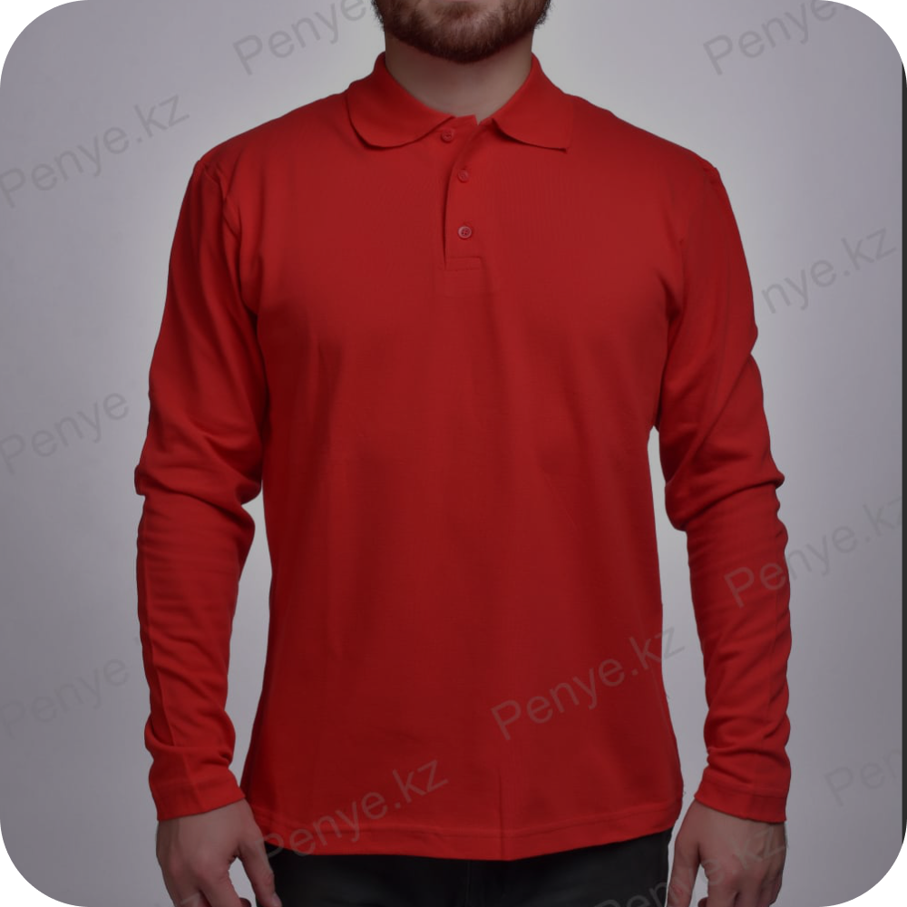 Производство футболок поло с длинным рукавом в Казахстане
