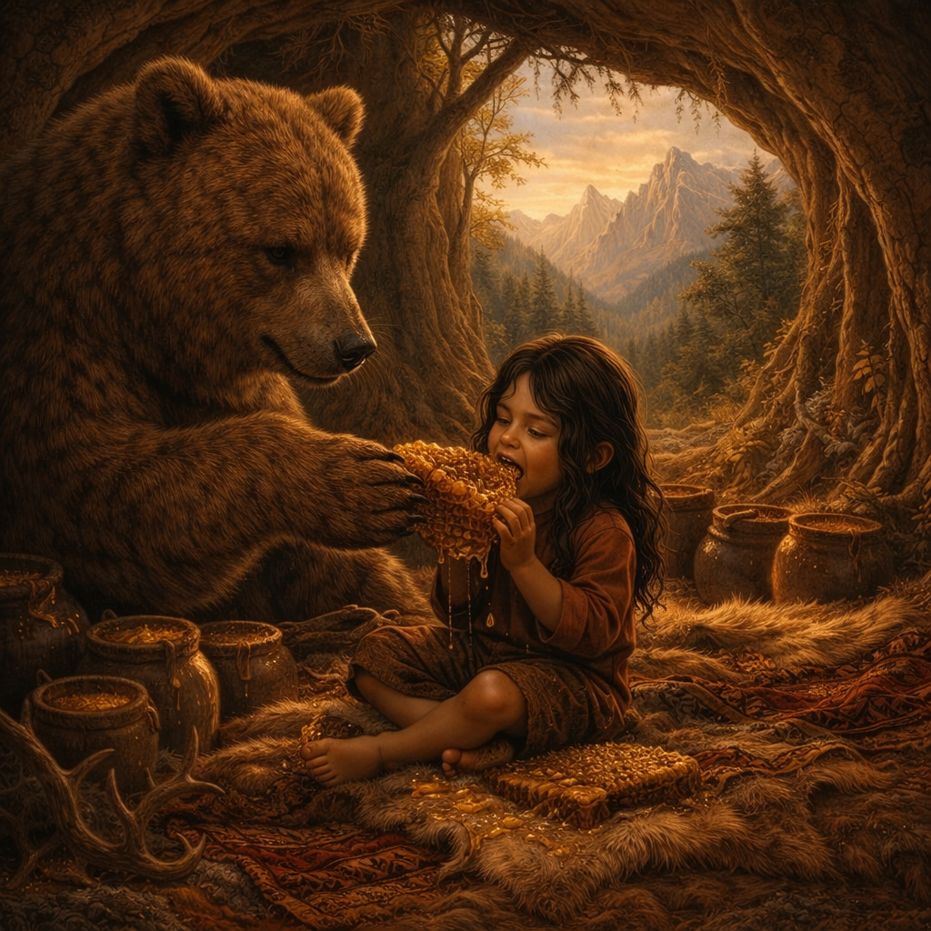 Адыгейские сказки: Батыр, сын медведя