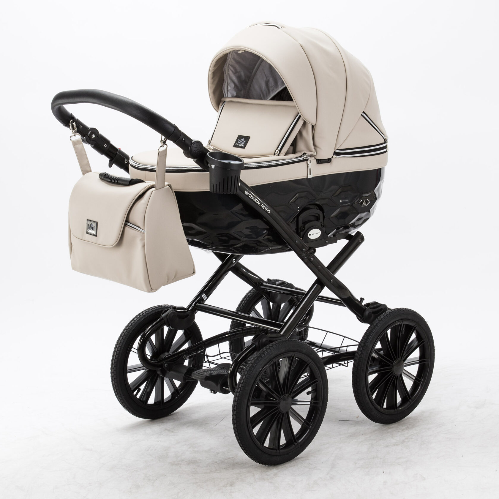 Коляска Adamex Chantal Retro 3 В 1 – C-SA7 – Официальный Дилер!