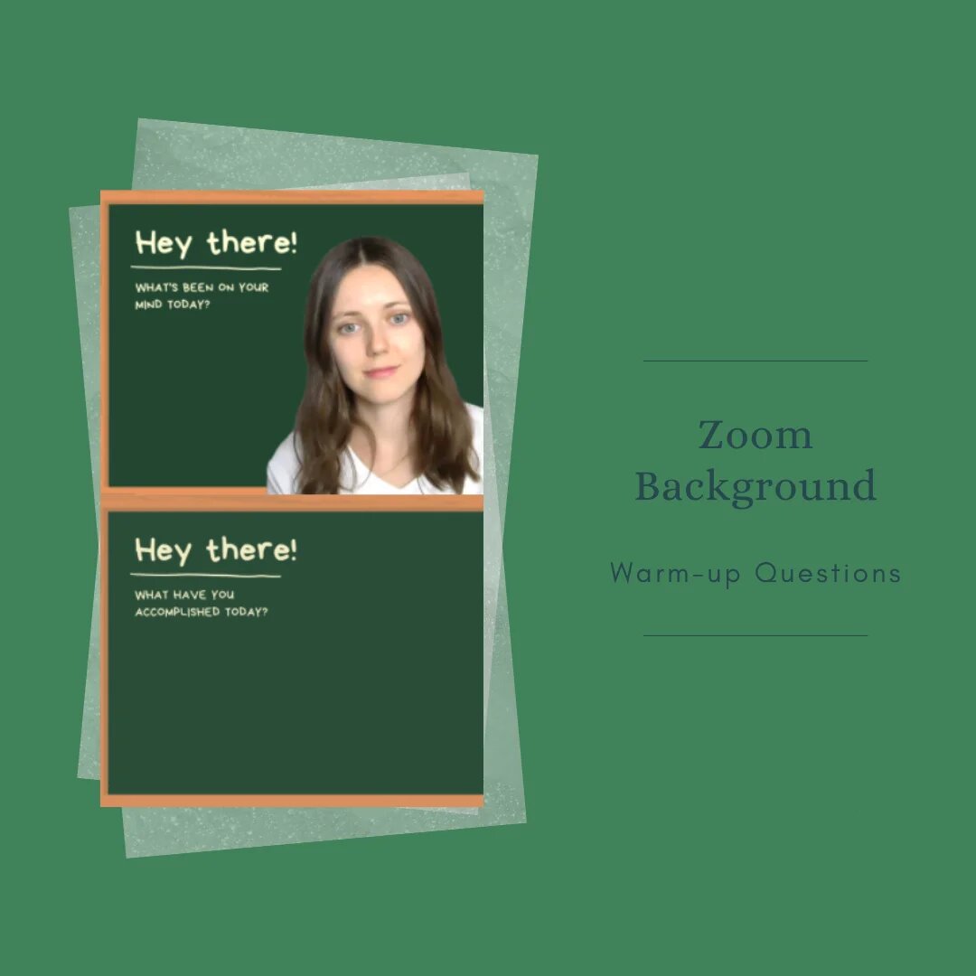 Zoom Backgrounds. Discussion Questions