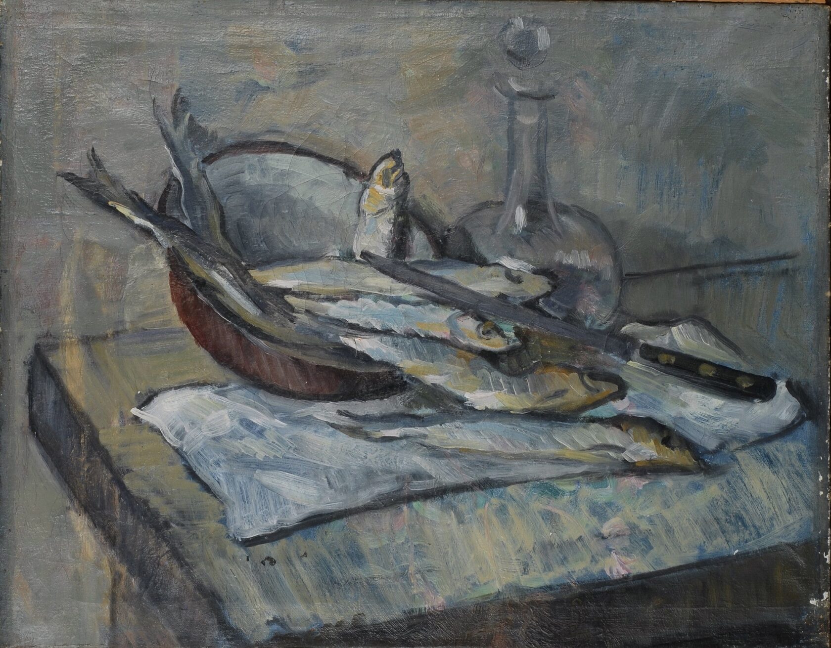 Шапошников А.А. Натюрморт. Рыбы. 1930-е