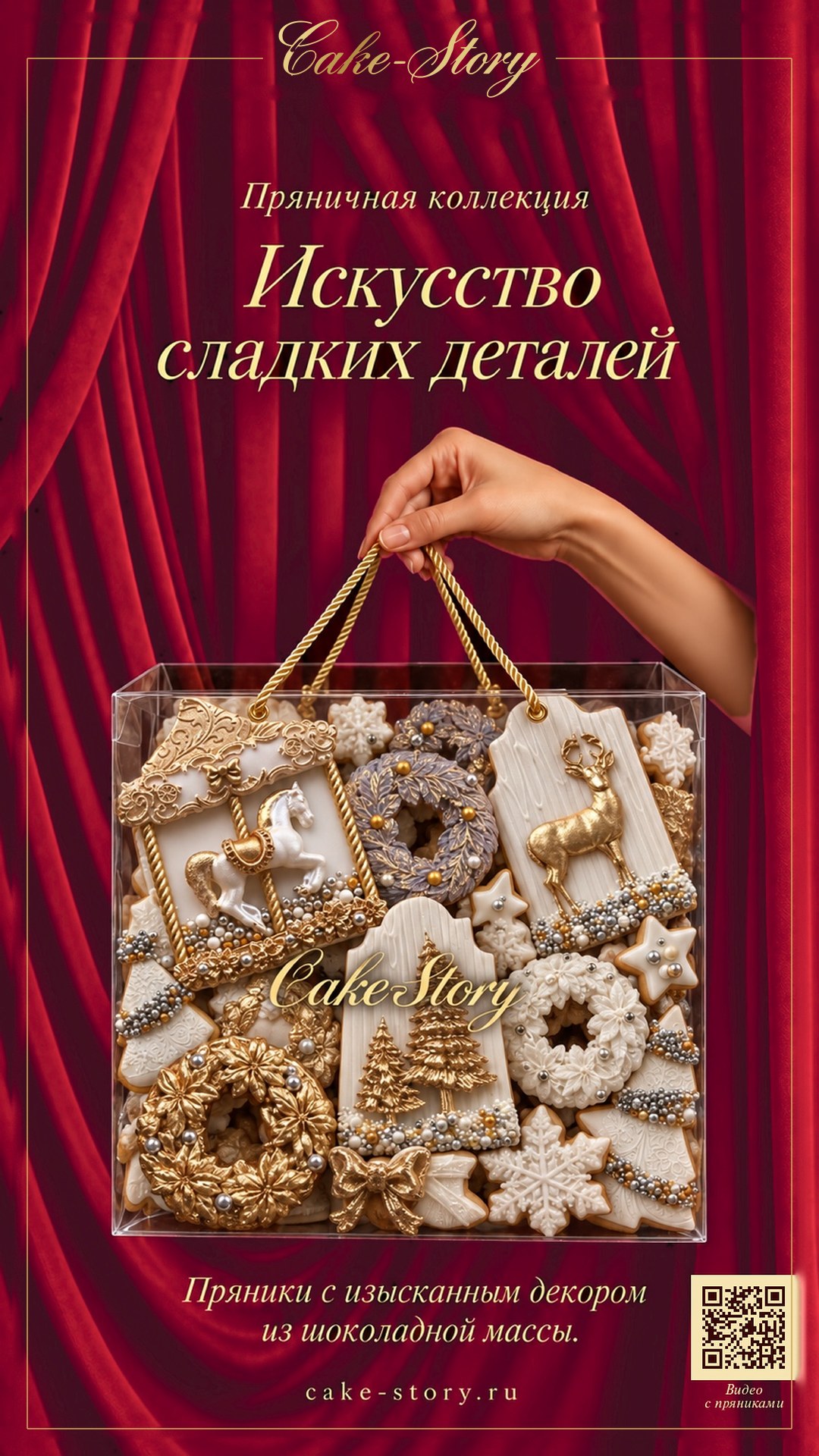 Пряники в подарочной упаковке — Cake-Story