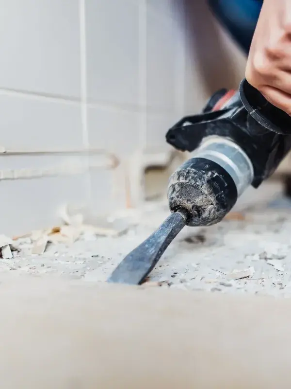 демонтаж пола