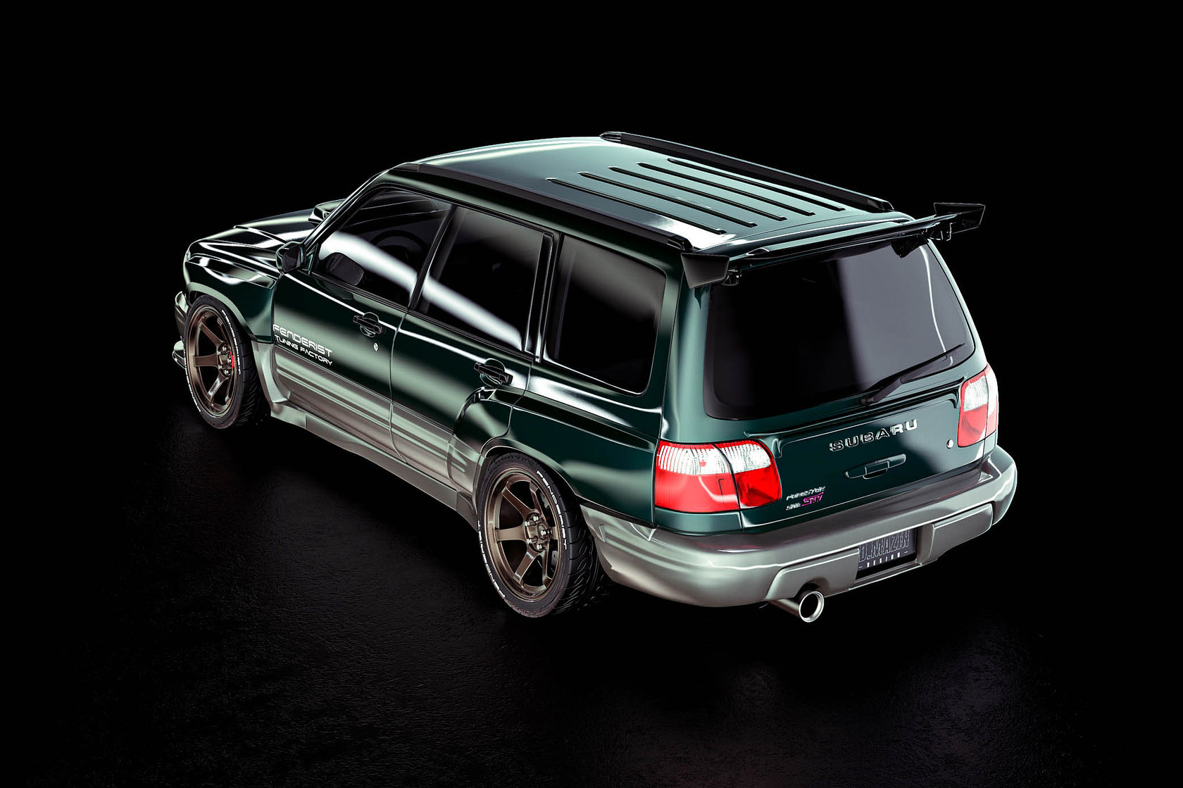 Интеркулер subaru forester sf5