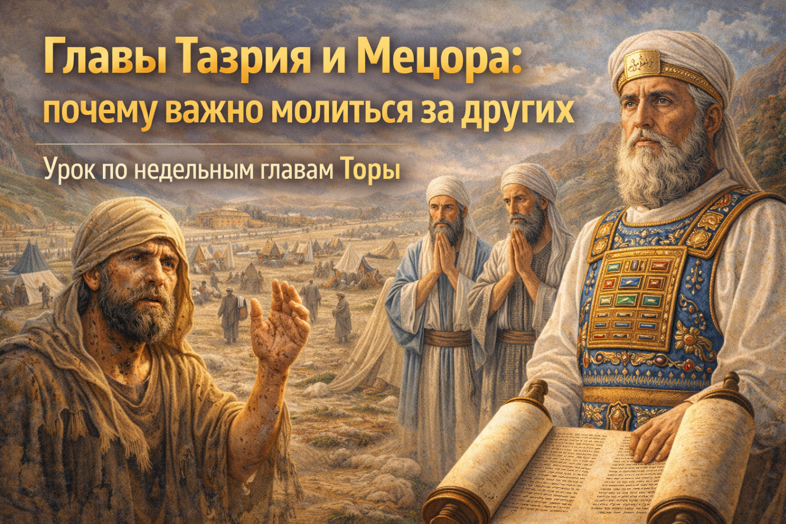 Почему Тора учит молиться за других: урок из глав Тазрия и Мецора
