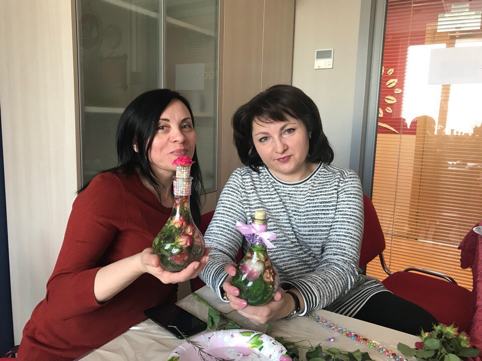 Цветы в глицерине