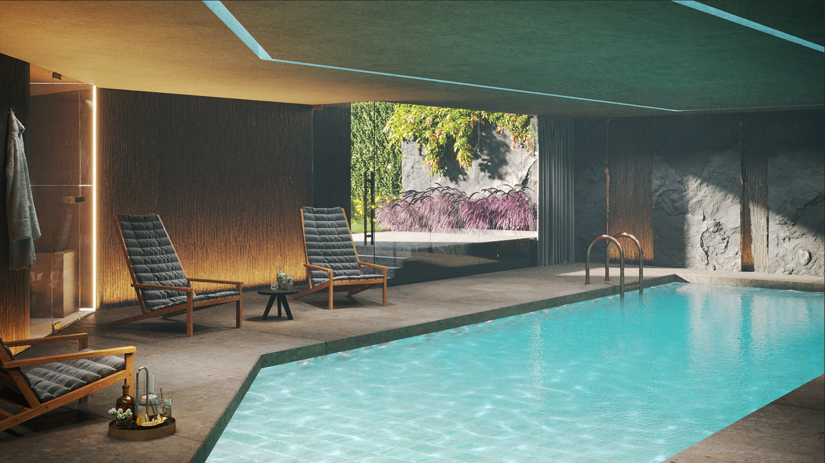 визуализация бассейна