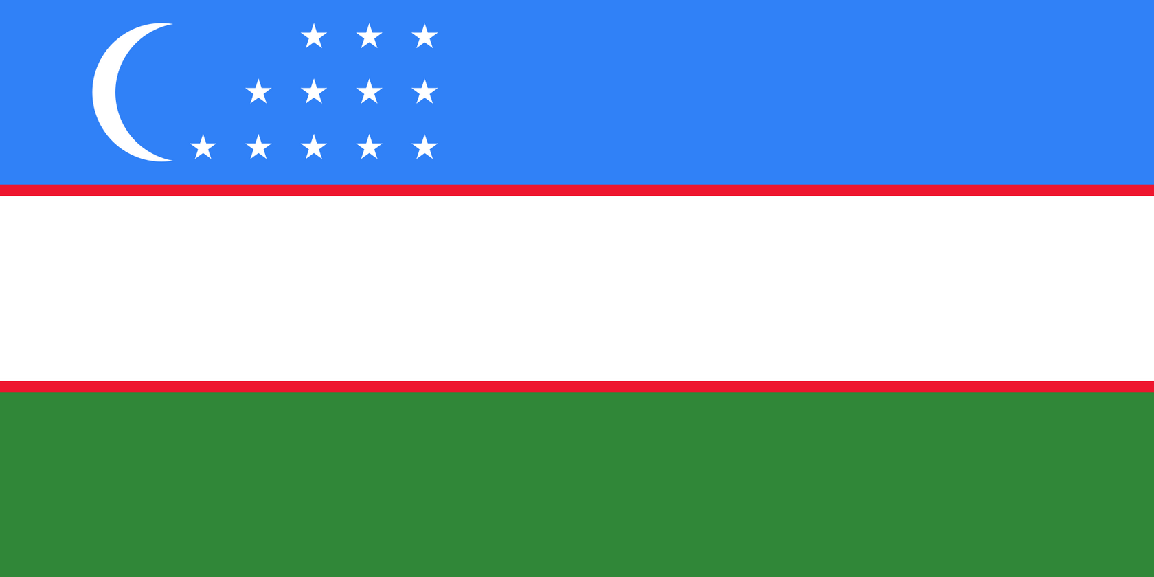 Флаг Узбекистана