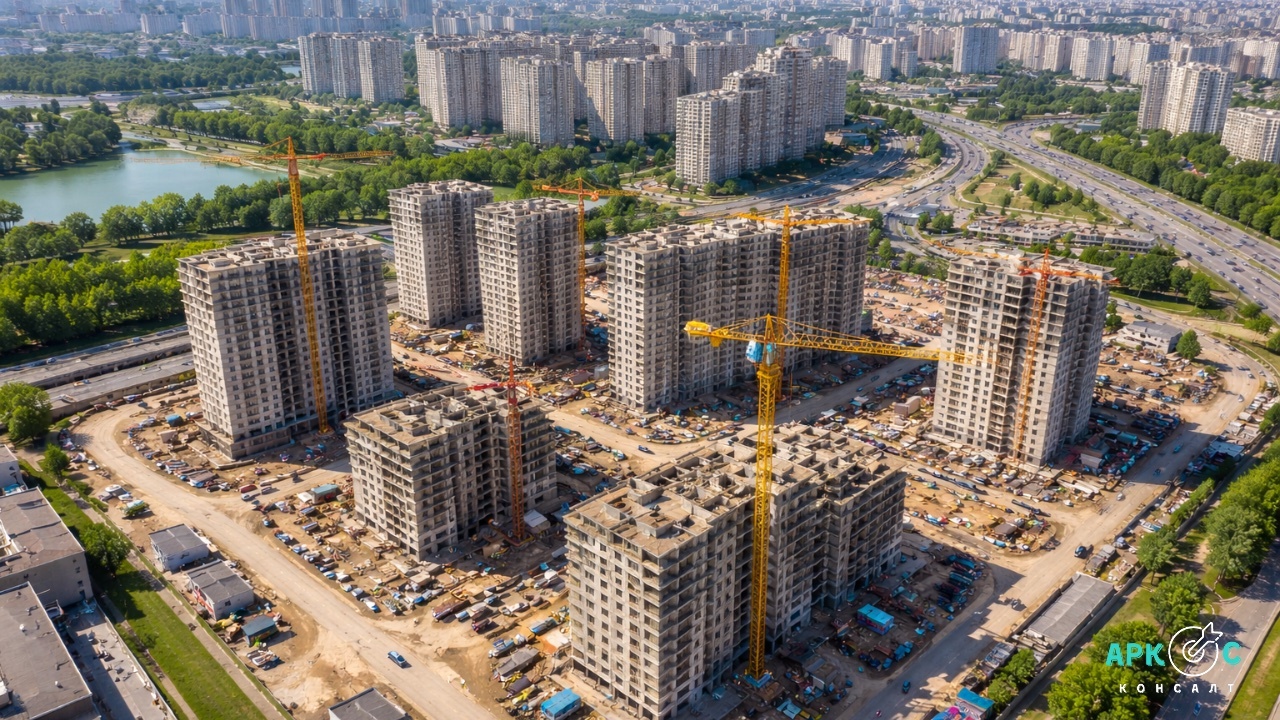 Строительство жилого комплекса в России, проектное финансирование и эскроу счета в жилищном строительстве