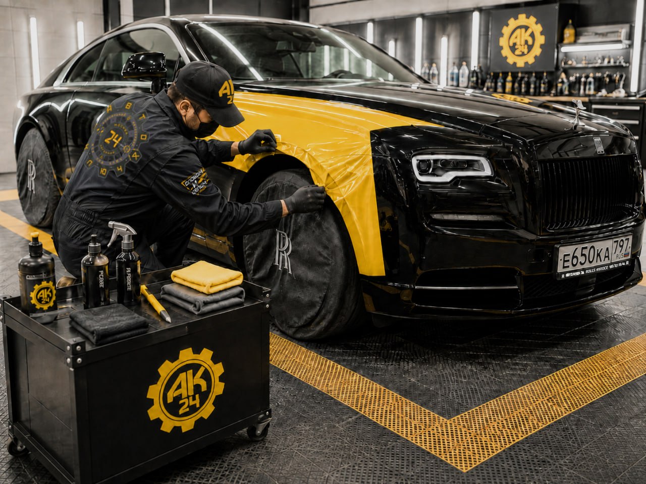Детейлинг автомобиля в автосервисе АК24