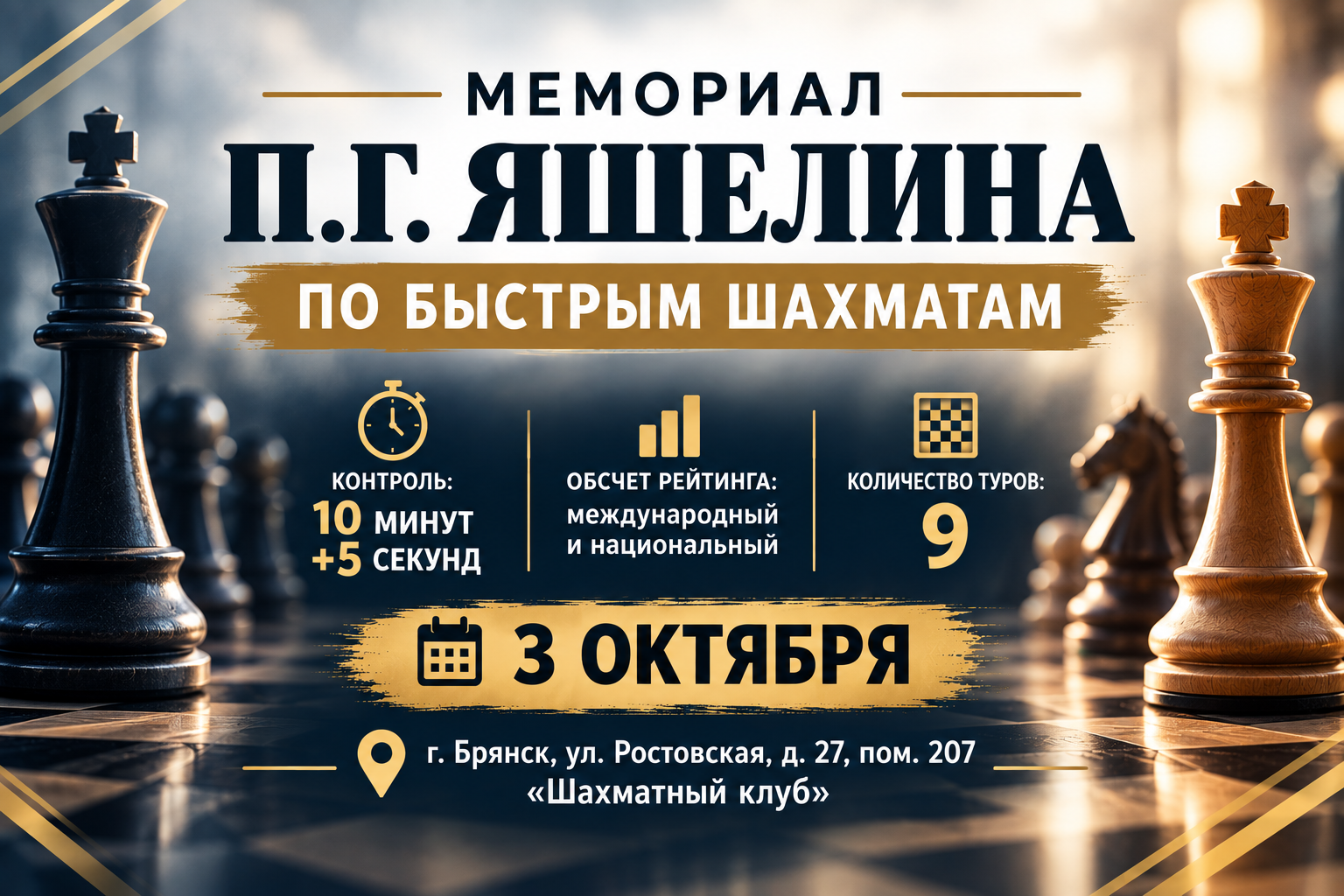 Сформированное изображение: Мемориал по быстрым шахматам