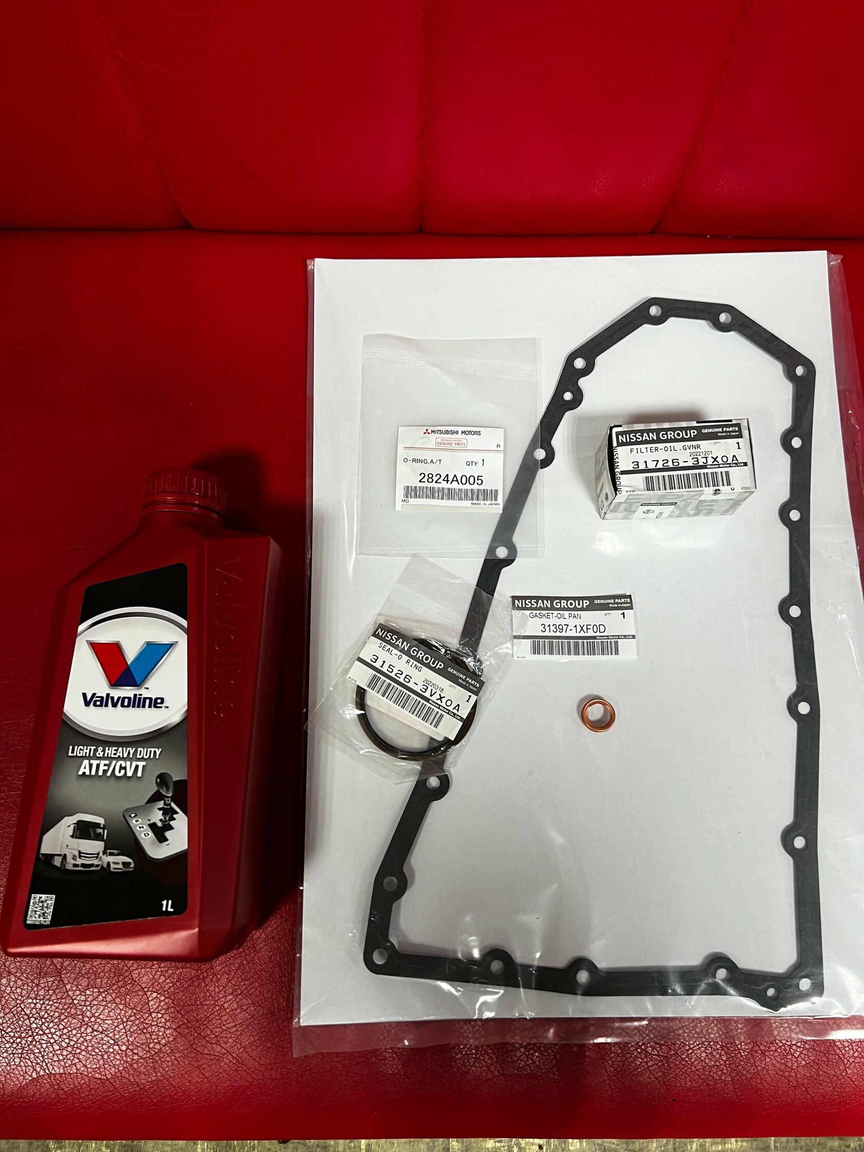 Запчасти для ТО вариатора Infiniti