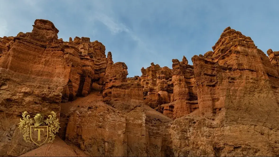 Чарынский каньон Казахстан Долина замков