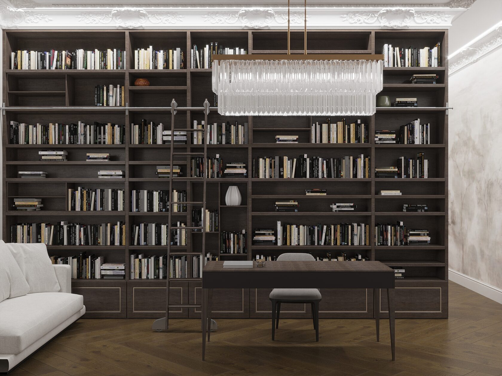 Интерьер — современная классика, деталь