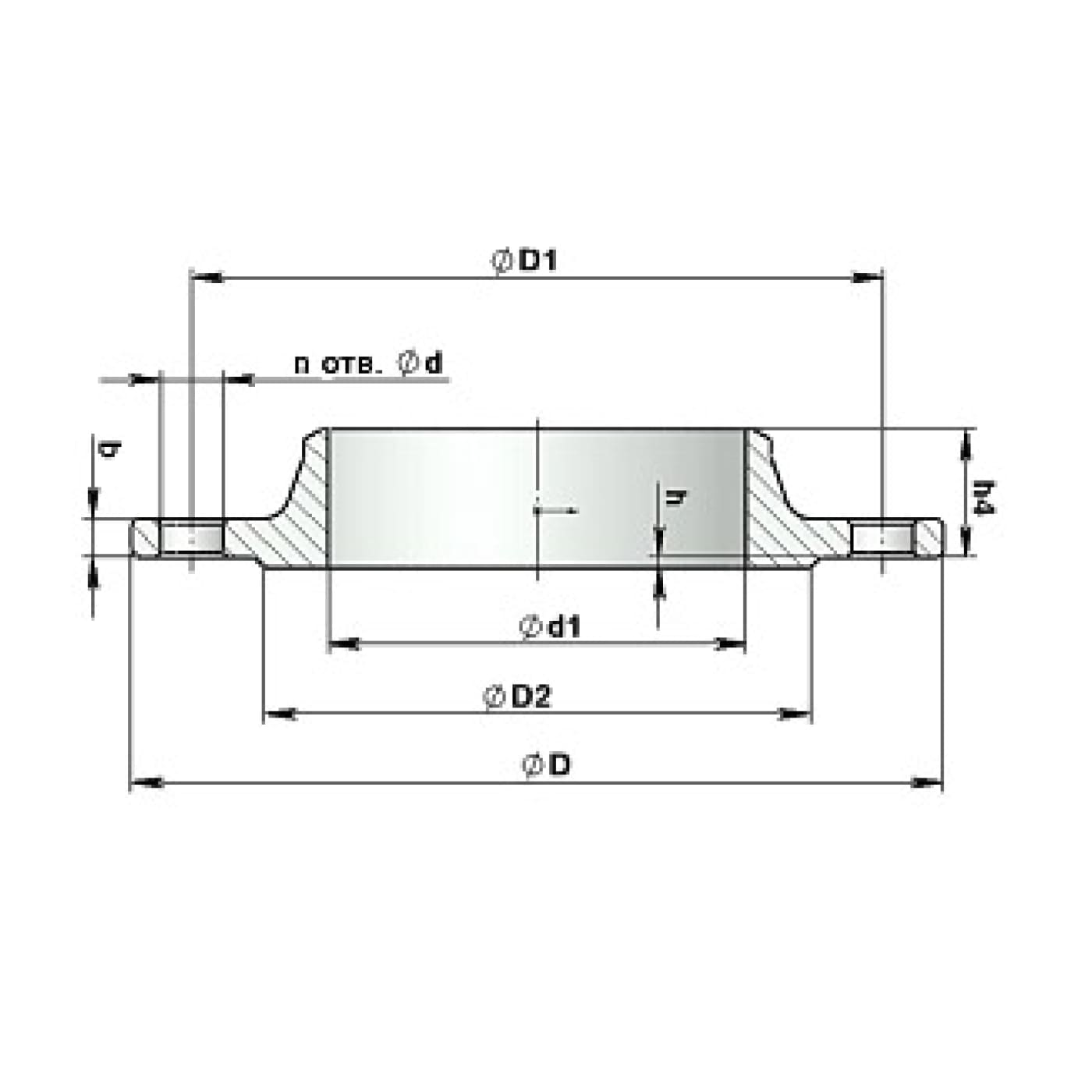 Фланцы воротниковые ГОСТ 33259-2015