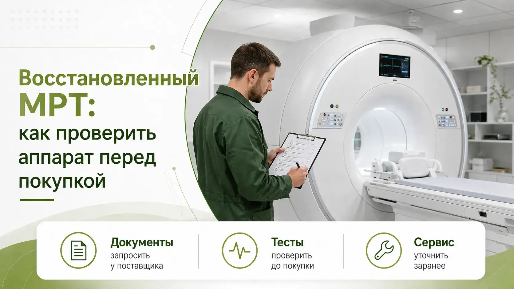 Восстановленный МРТ: как проверить аппарат перед покупкой