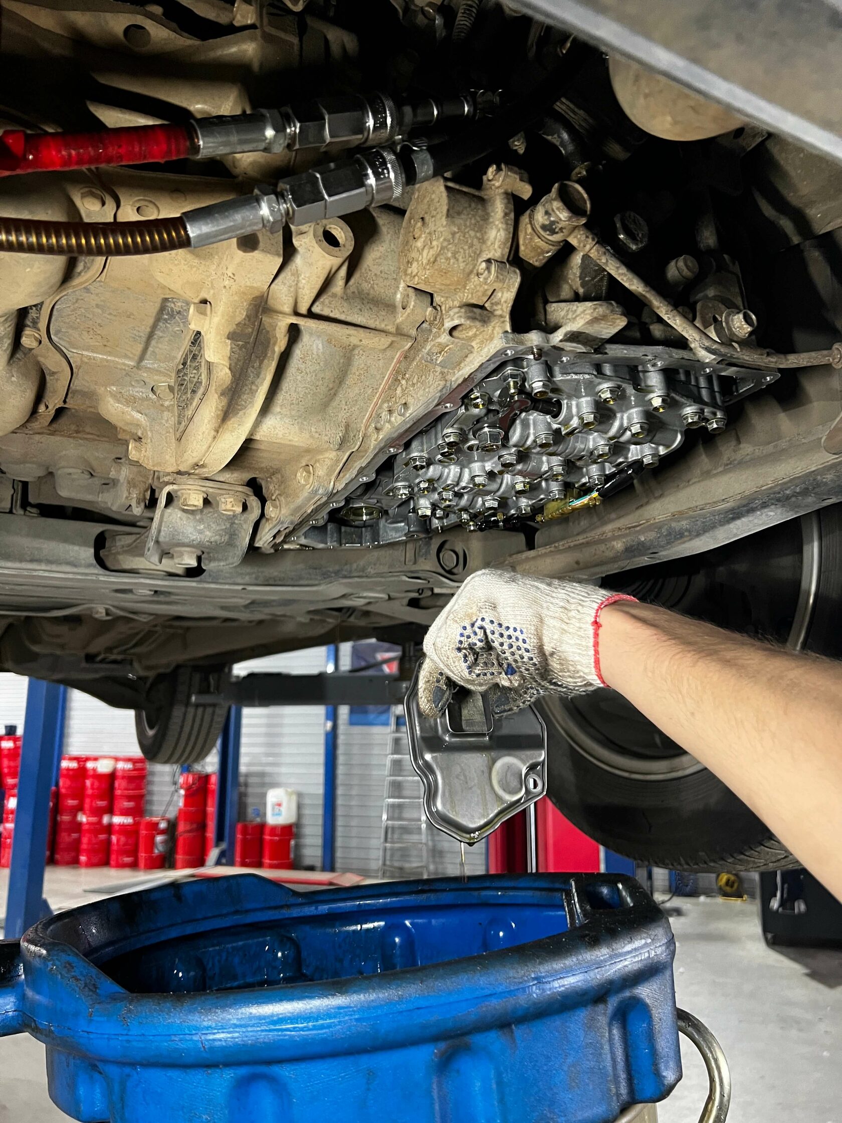 Демонтаж фильтра грубой очистки