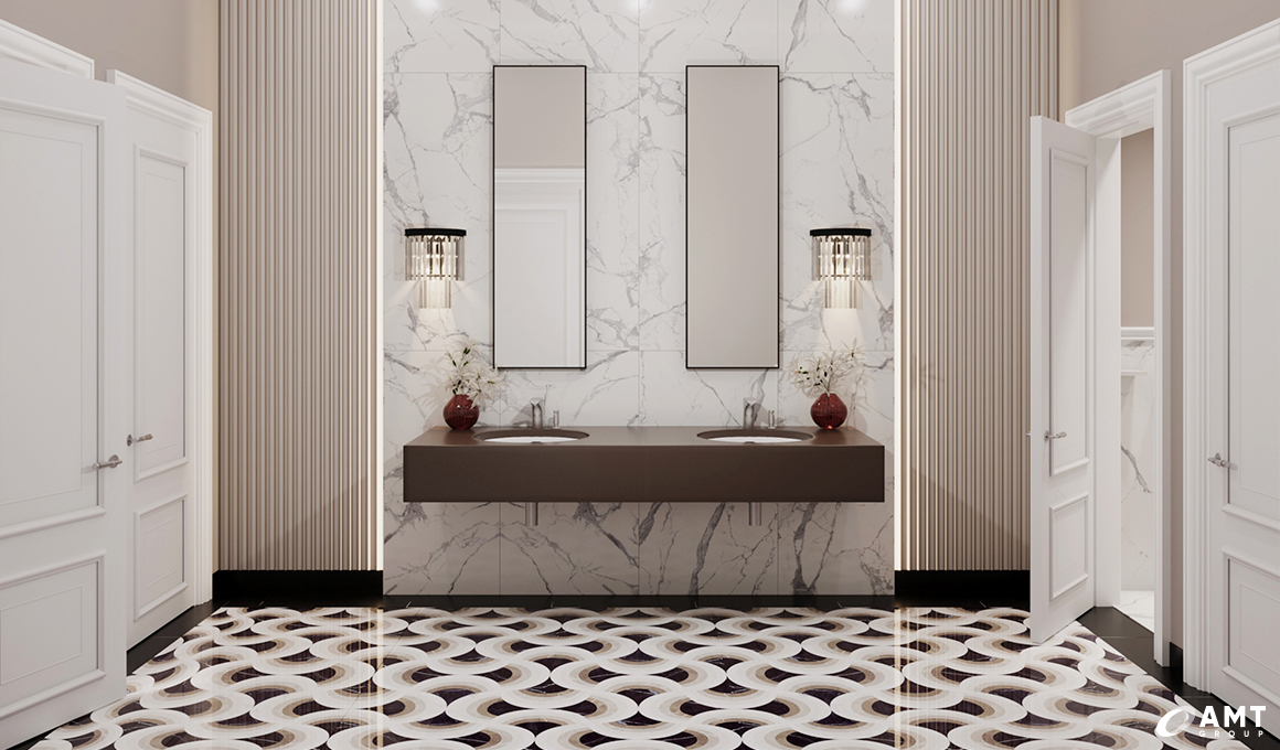 Санузлы дома торжеств Prince Palace