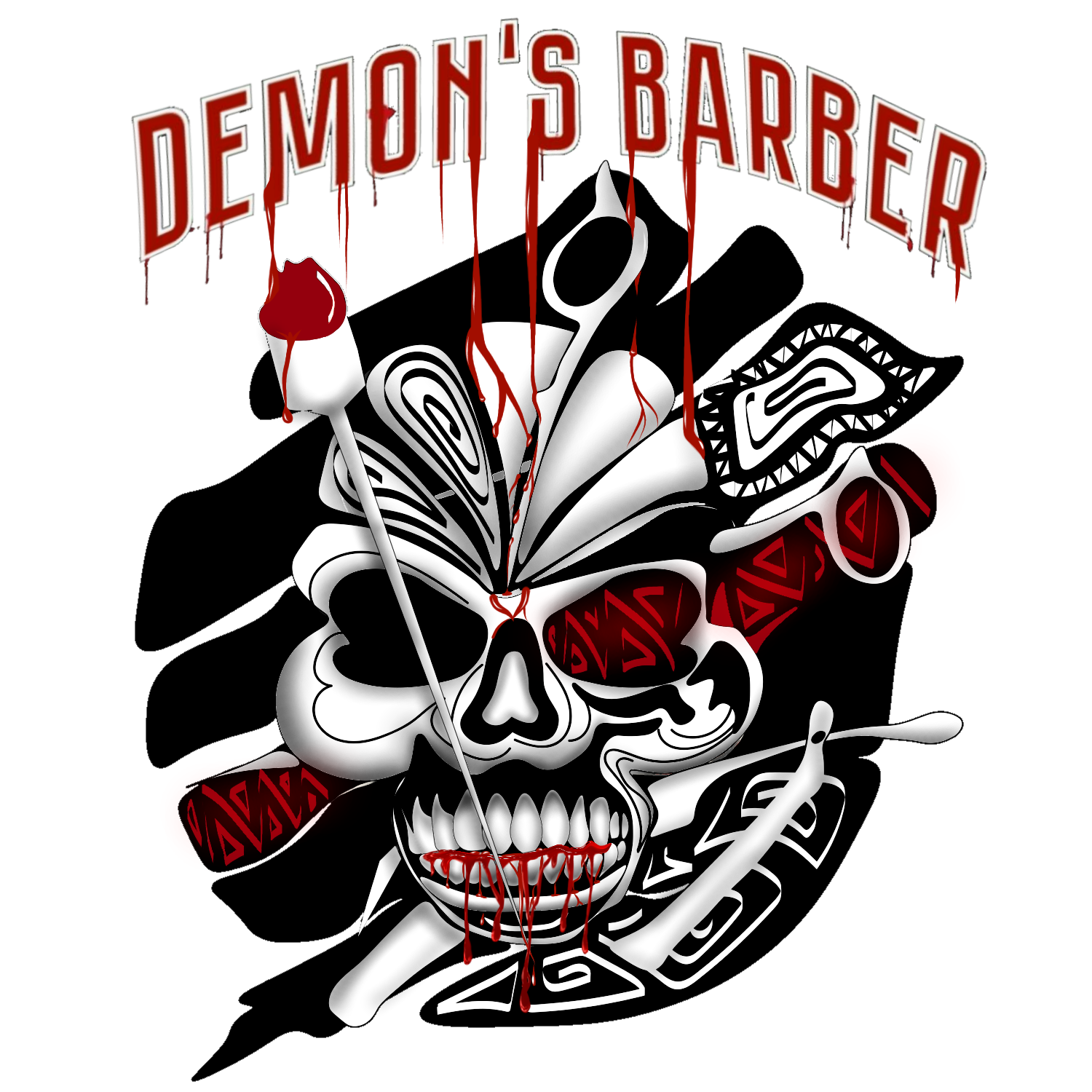 Demon's-barber-логотип