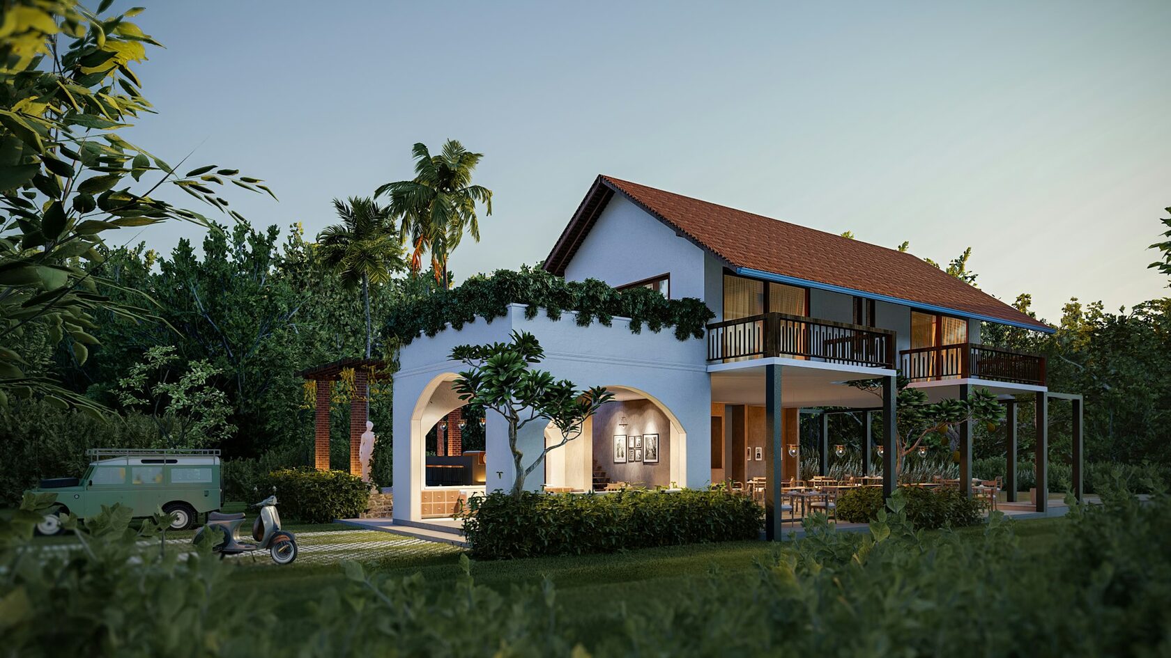 Garden terrace