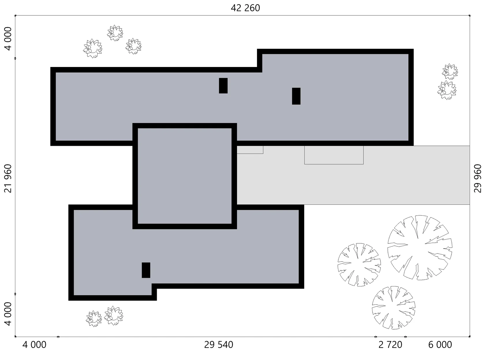 Планировка: крыша