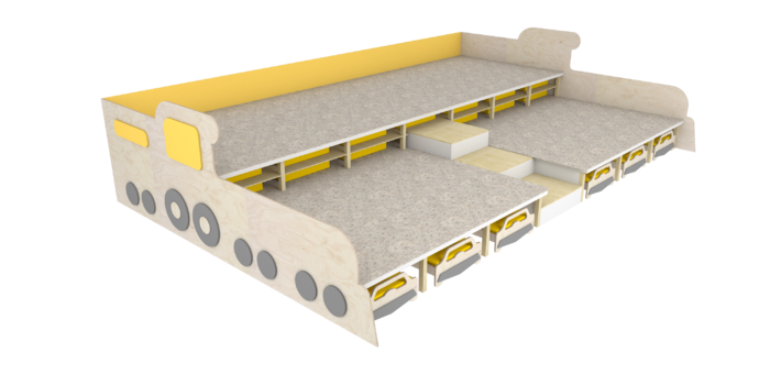 Многоярусные кровати в детских садах