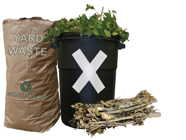 Removal of Yard Waste Bags