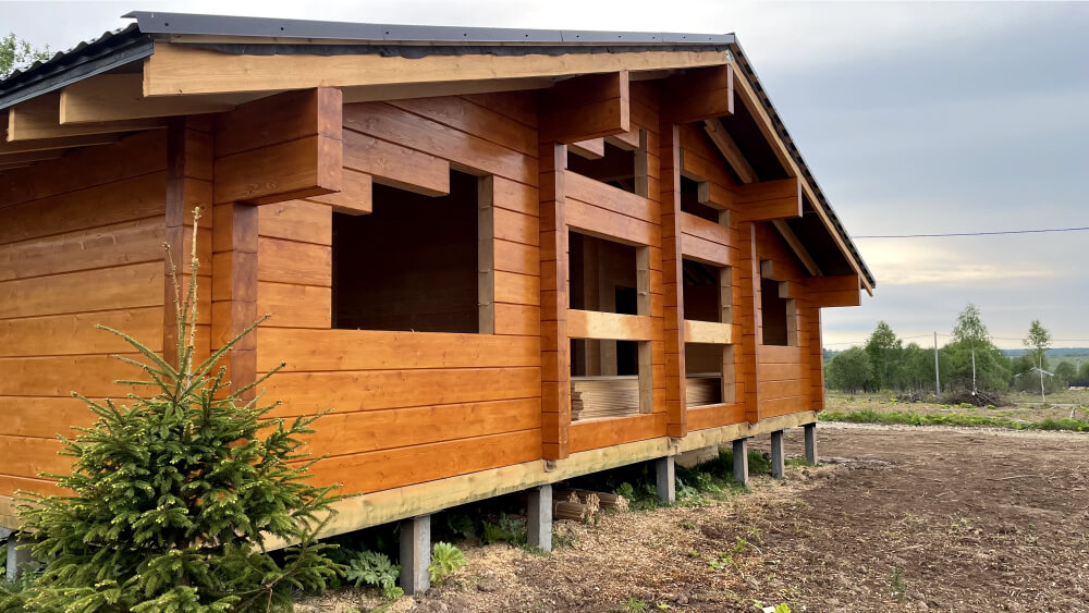 Дом из бруса, 124 м2 + участок 10 соток в КП Отрада-Парк