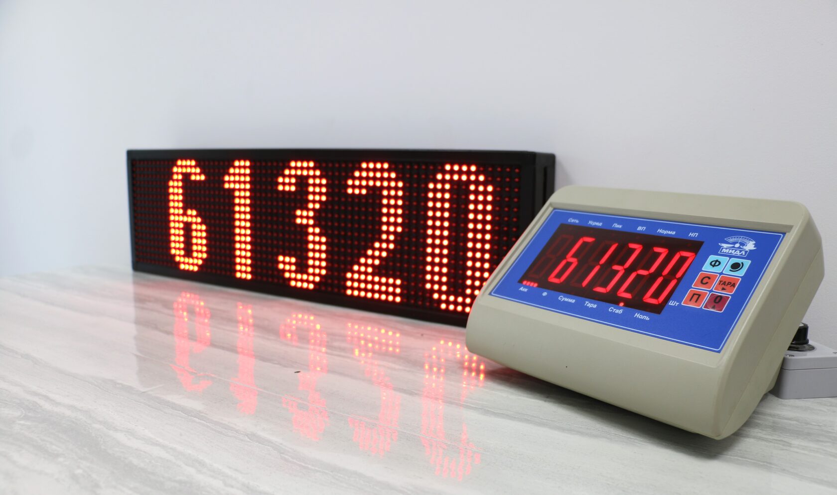 Дублирующее табло для терминала Мидл ВДА/7я