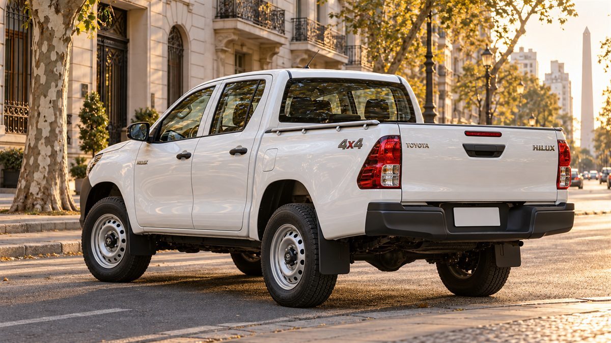 Toyota Hilux DX 2.4 TDI 4×4 Doble Cabina 2022 — белый, фото 3