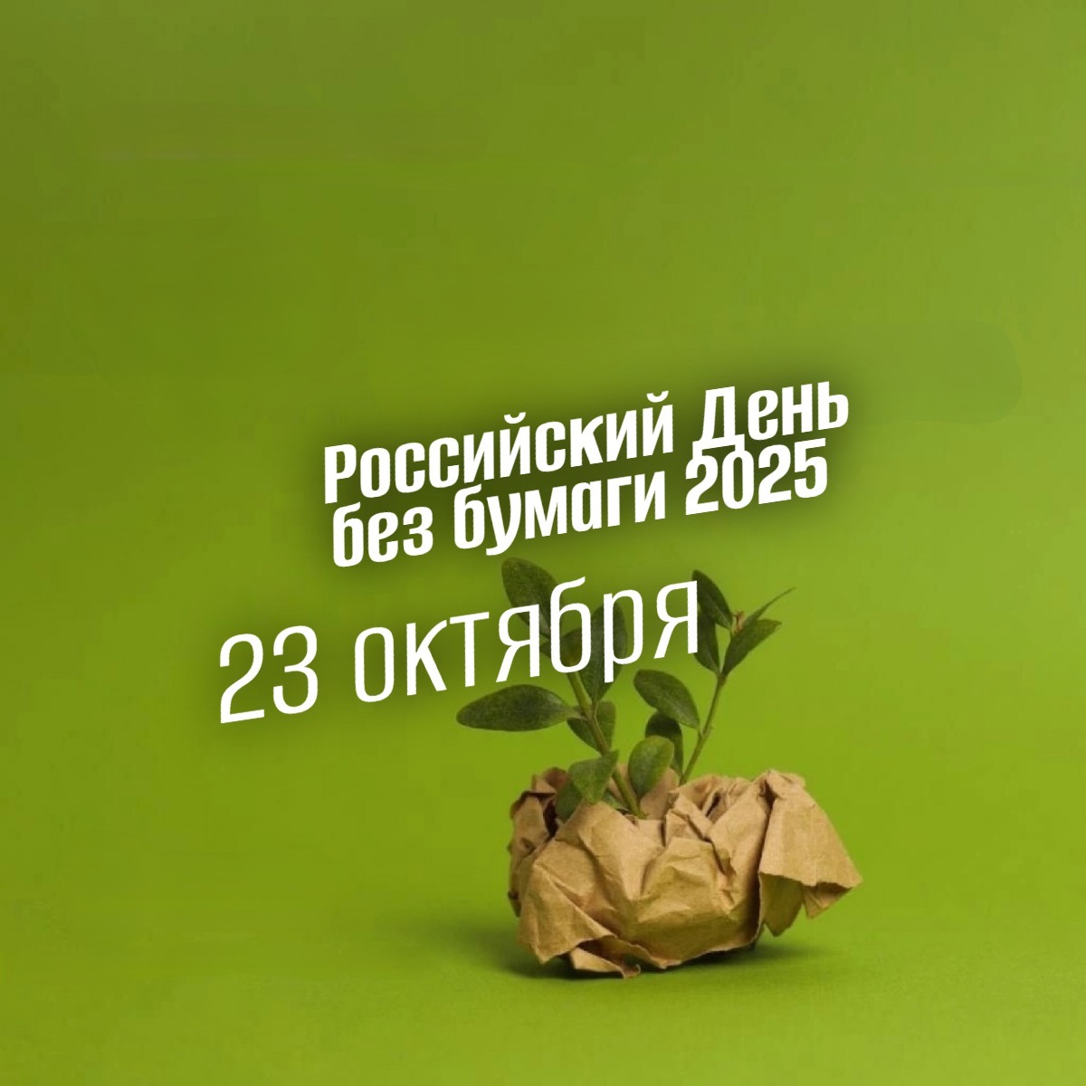 Российский День без бумаги 2025 23 октября geek hostel prazdniki