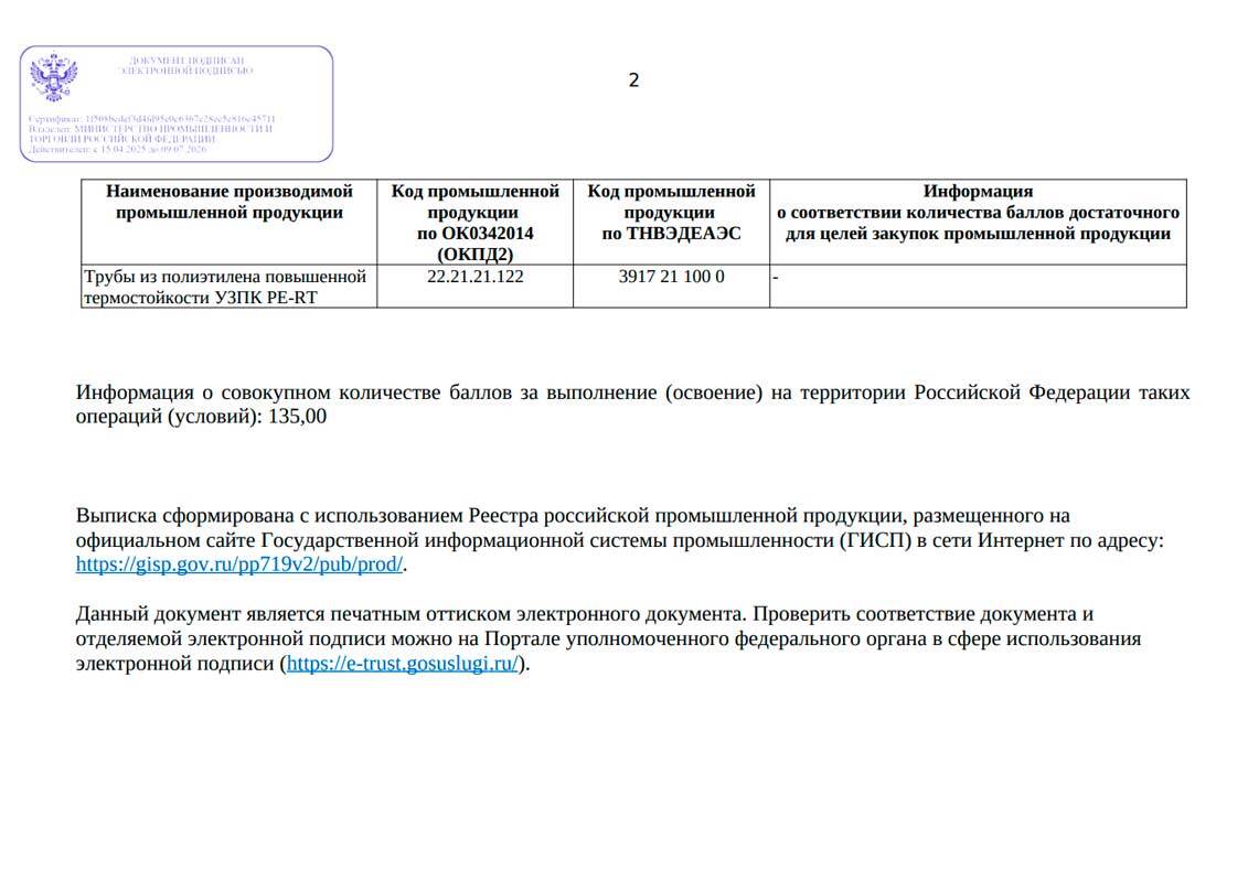 Выписка из реестра (страница 2)