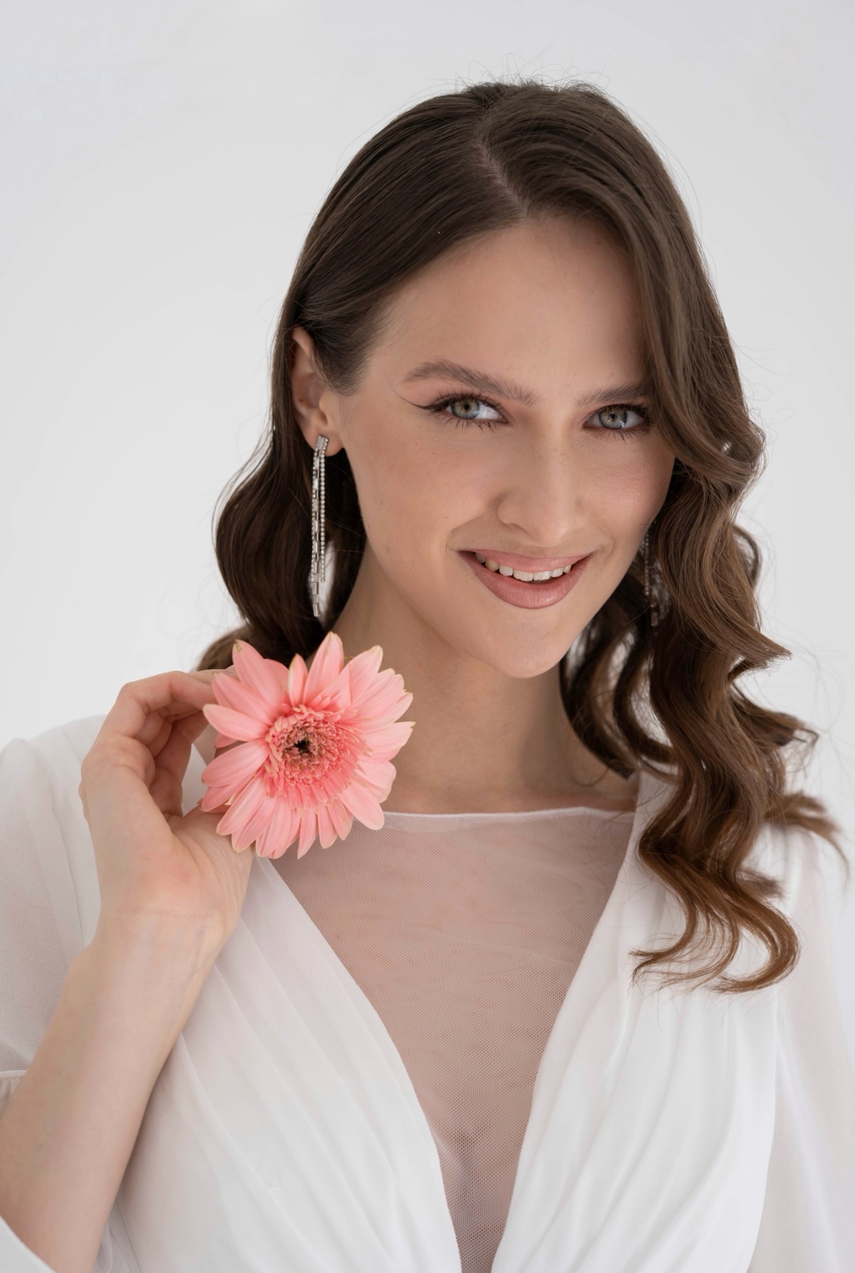 Свадебное платье из органзы