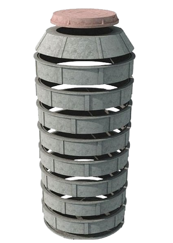 Купить полимерпесчаные кольца колодца в Иркутске