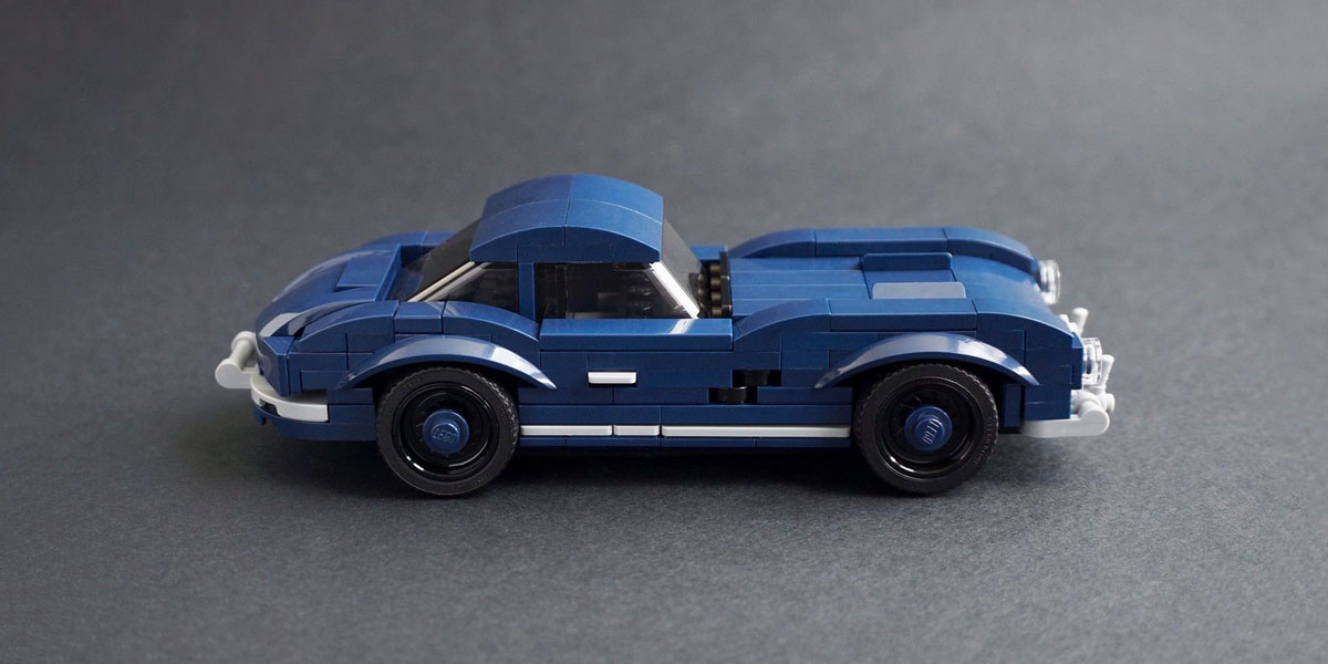 LEGO самоделка: Mercedes-Benz 300 SL (рис. 5)