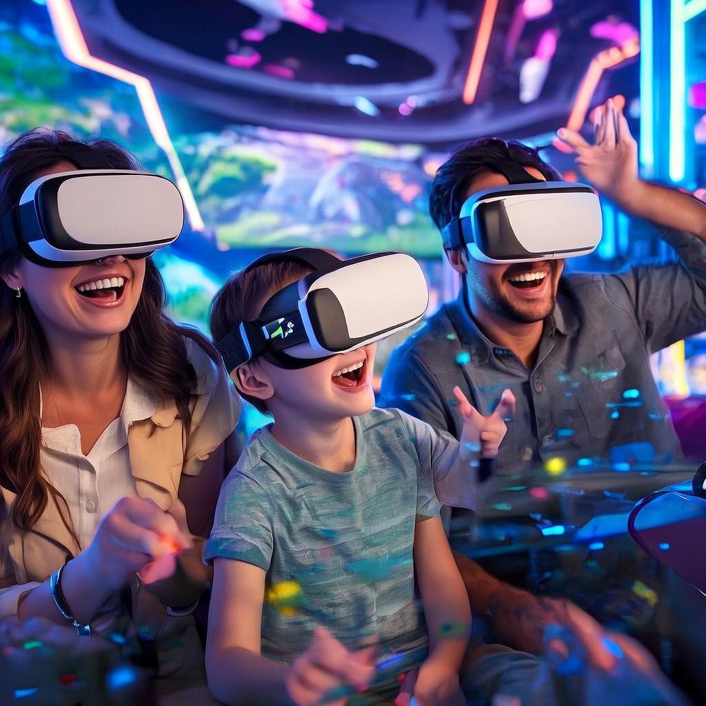 VR подарок для ребенка - ребенок радуется подарочному сертификату на виртуальную реальность