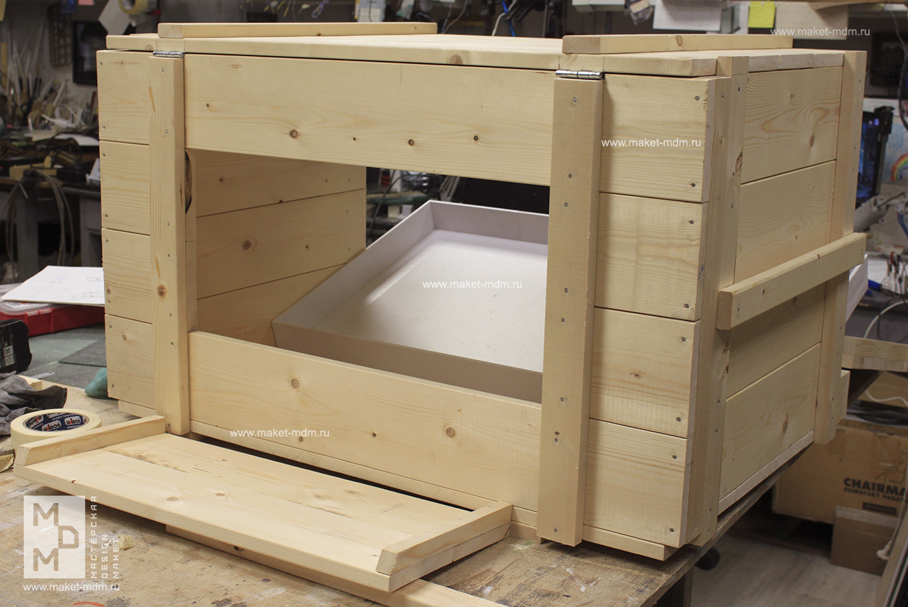 макет облачный полк ТЮЗ