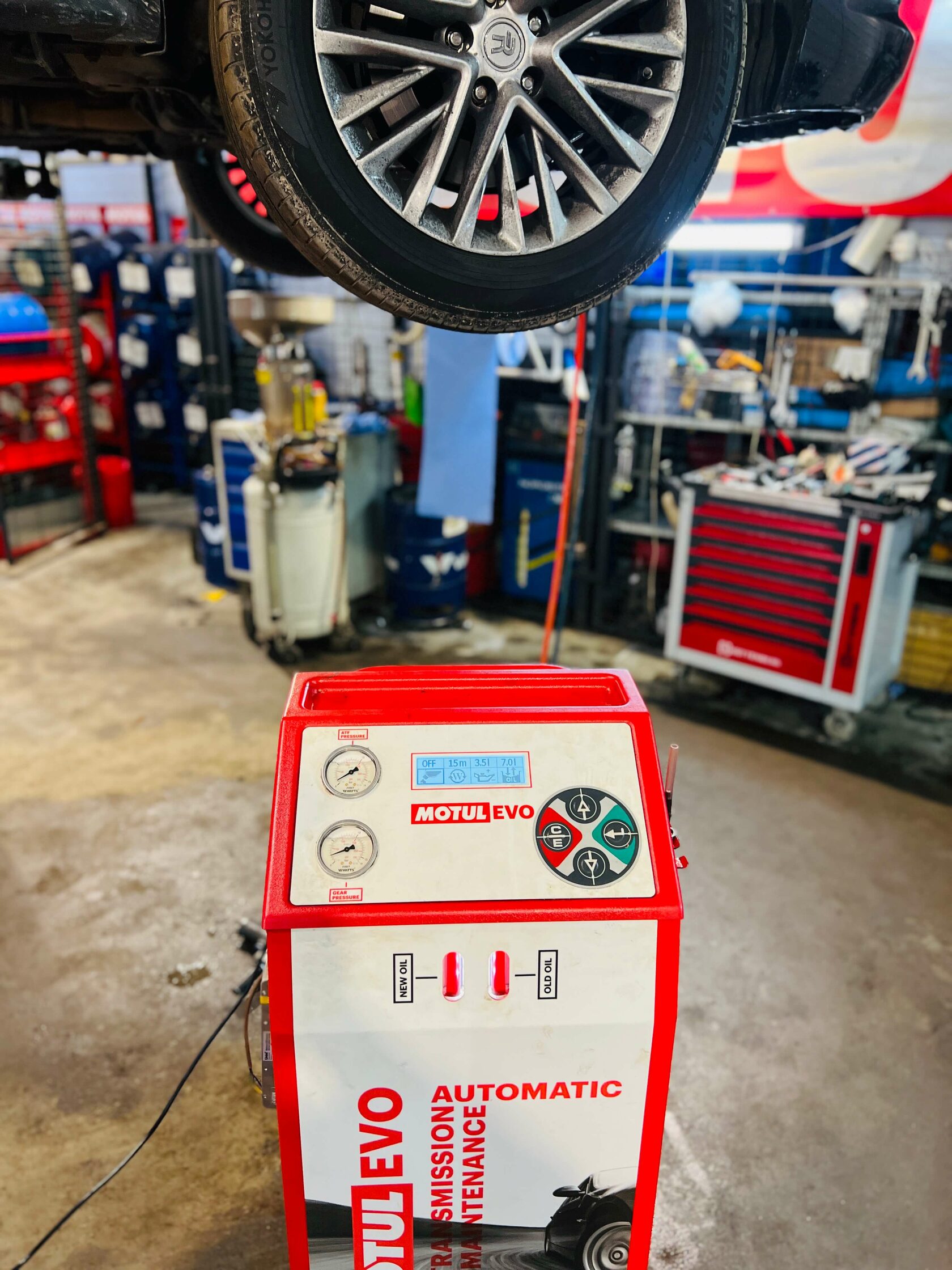 Результат замены масла в Toyota Sienna