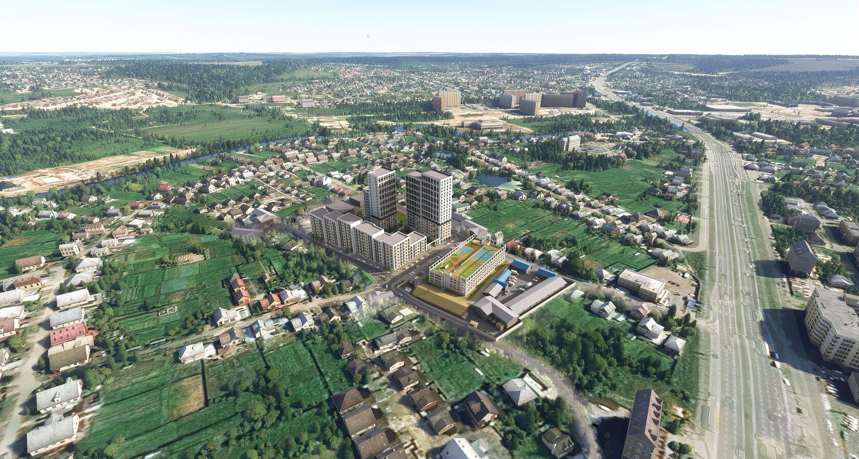 Жилой комплекс по ул.Клубная в г.Казань