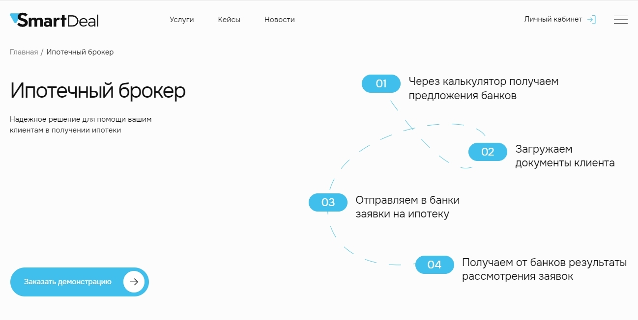 Ипотечный брокер SmartDeal | Надежное решение для помощи вашим клиентам в  получении ипотеки