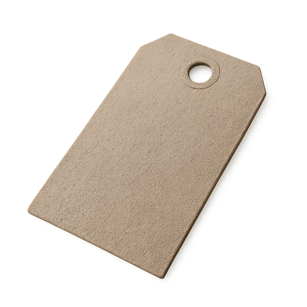 Бирки из крафт картона LAB208
