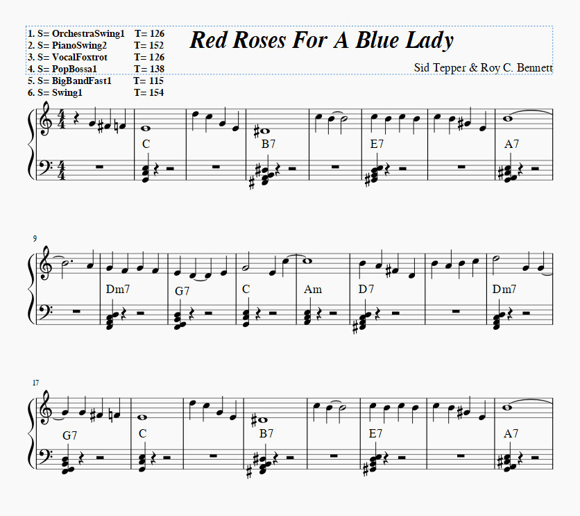 Red Roses For A Blue Lady
