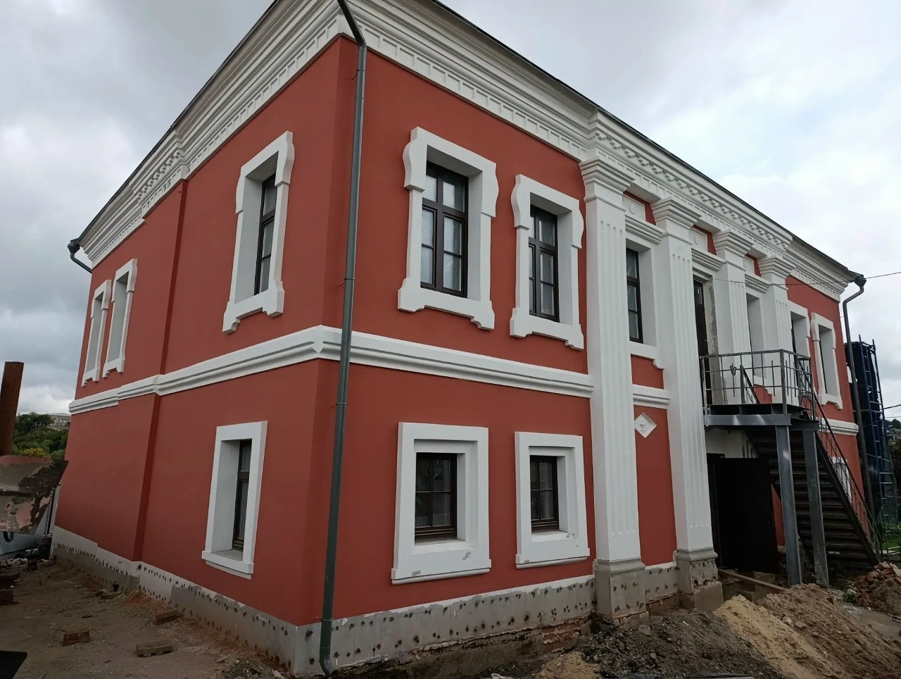 Реставрация здания Музея ножа в Павлове — бывшее волостное правление XVIII века, СМУ-77