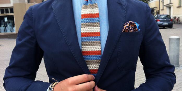 Как завязать вязаный галстук: два легких способа | Стиль Men's Club