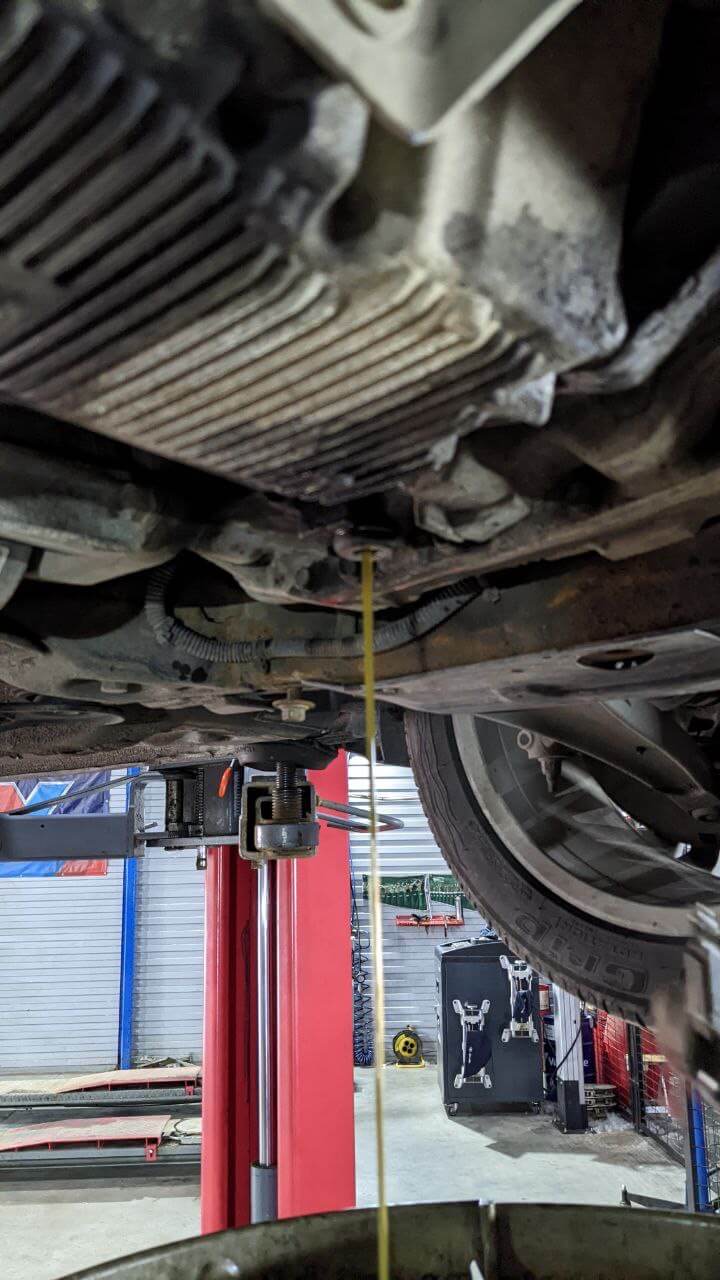 Выставление уровня масла в AISIN